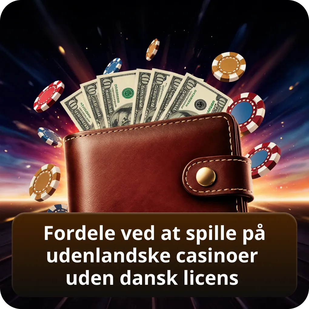 Fordele ved at spille på udenlandske casinoer uden dansk licens