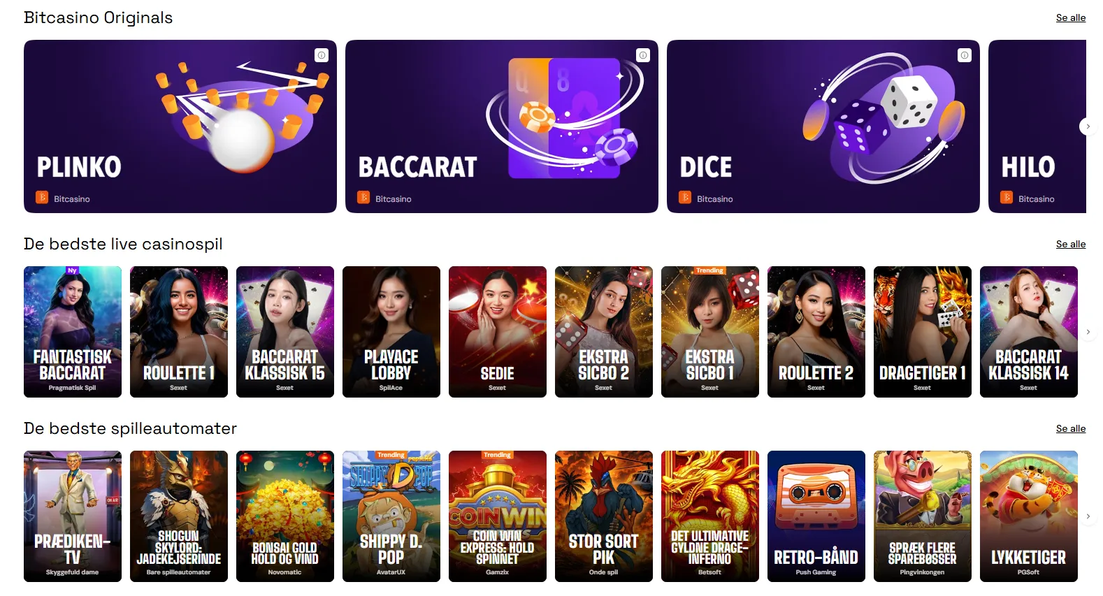 Sådan vælger du det bedste Bitcoin casino