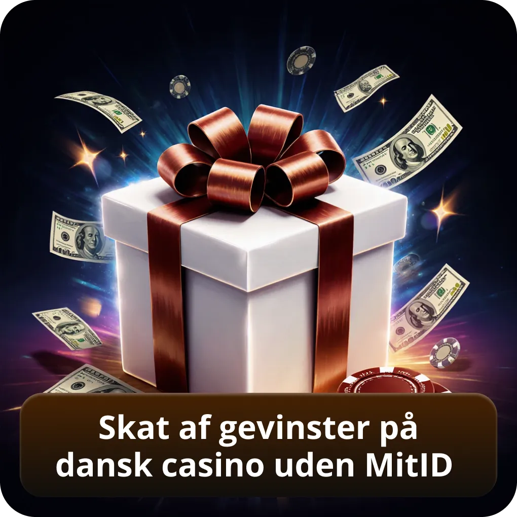 Skat af gevinster på dansk casino uden MitID