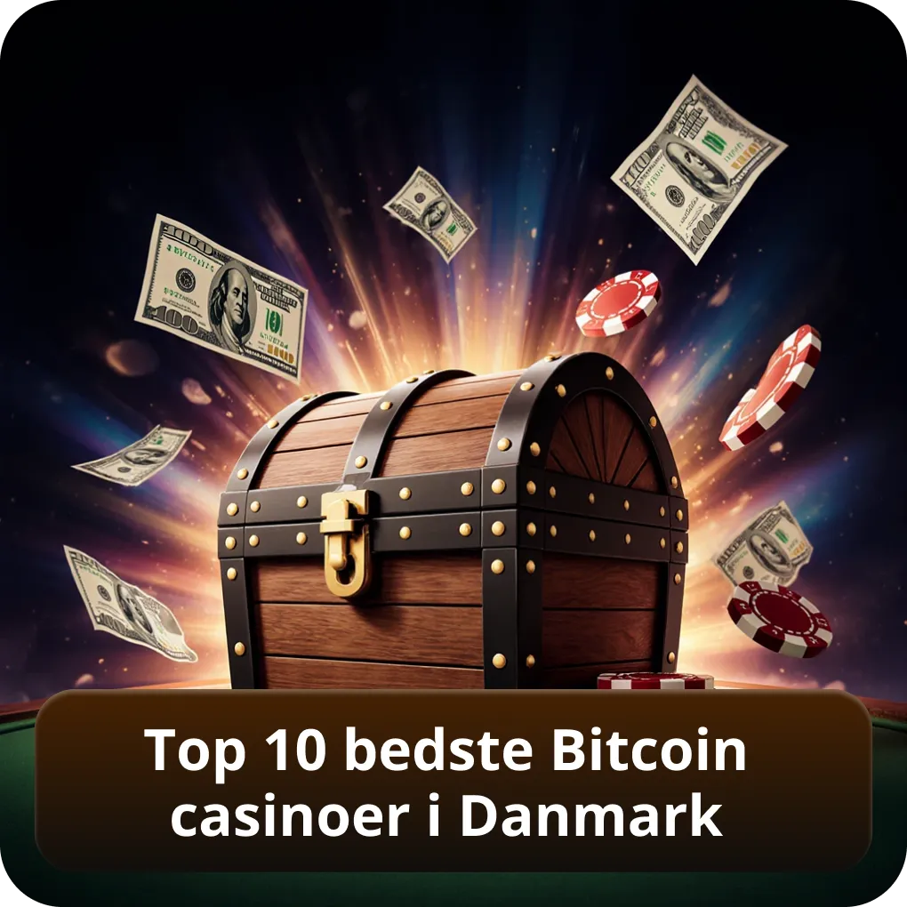 Top 10 Bedste Bitcoin Casinoer i Danmark
